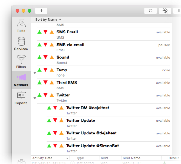 Notifiers