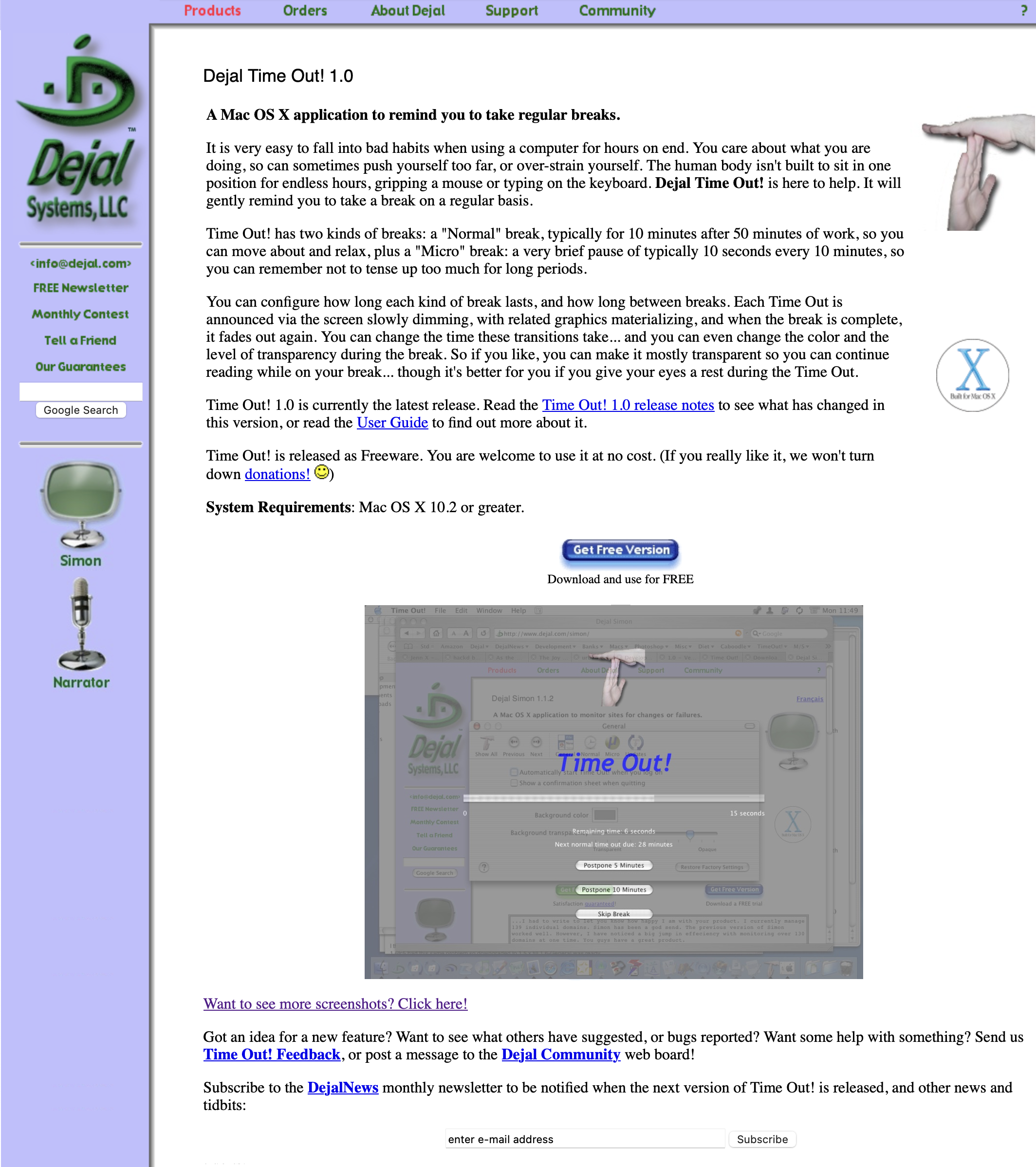 Time Out website